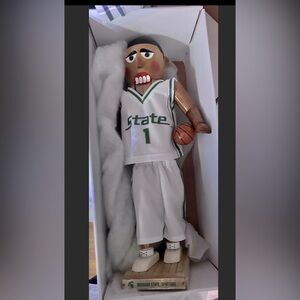 Sterling and Camille Michigan State Spartans Nutcracker Only 500 Rare